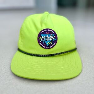 Melin Hydro Neon Green 80’s Retro Good Times Golf Cap